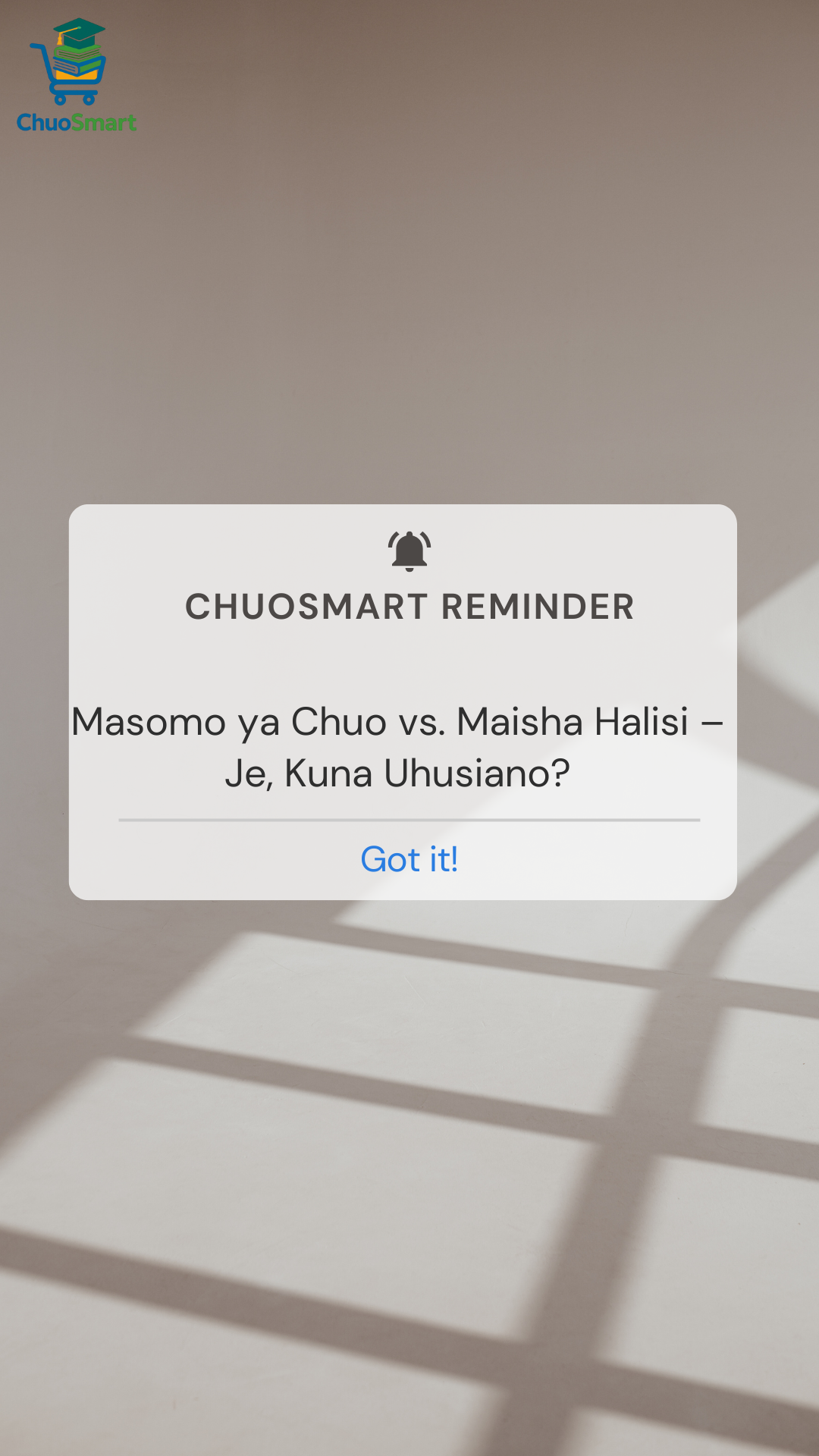 Masomo ya Chuo vs. Maisha Halisi – Je, Kuna Uhusiano?