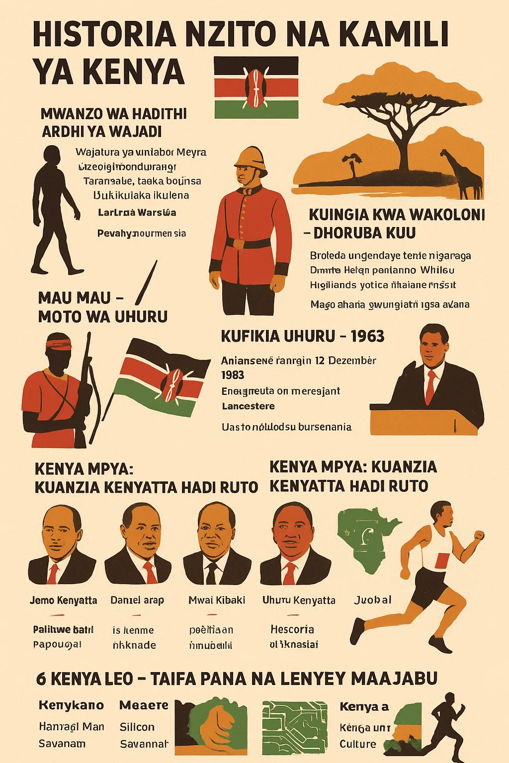 IFAHAMU HISTORIA KAMILI YA KENYA, TAIFA LILILOZALIWA KATIKA DHORUBA NA KUKUA KATIKA NGUVU