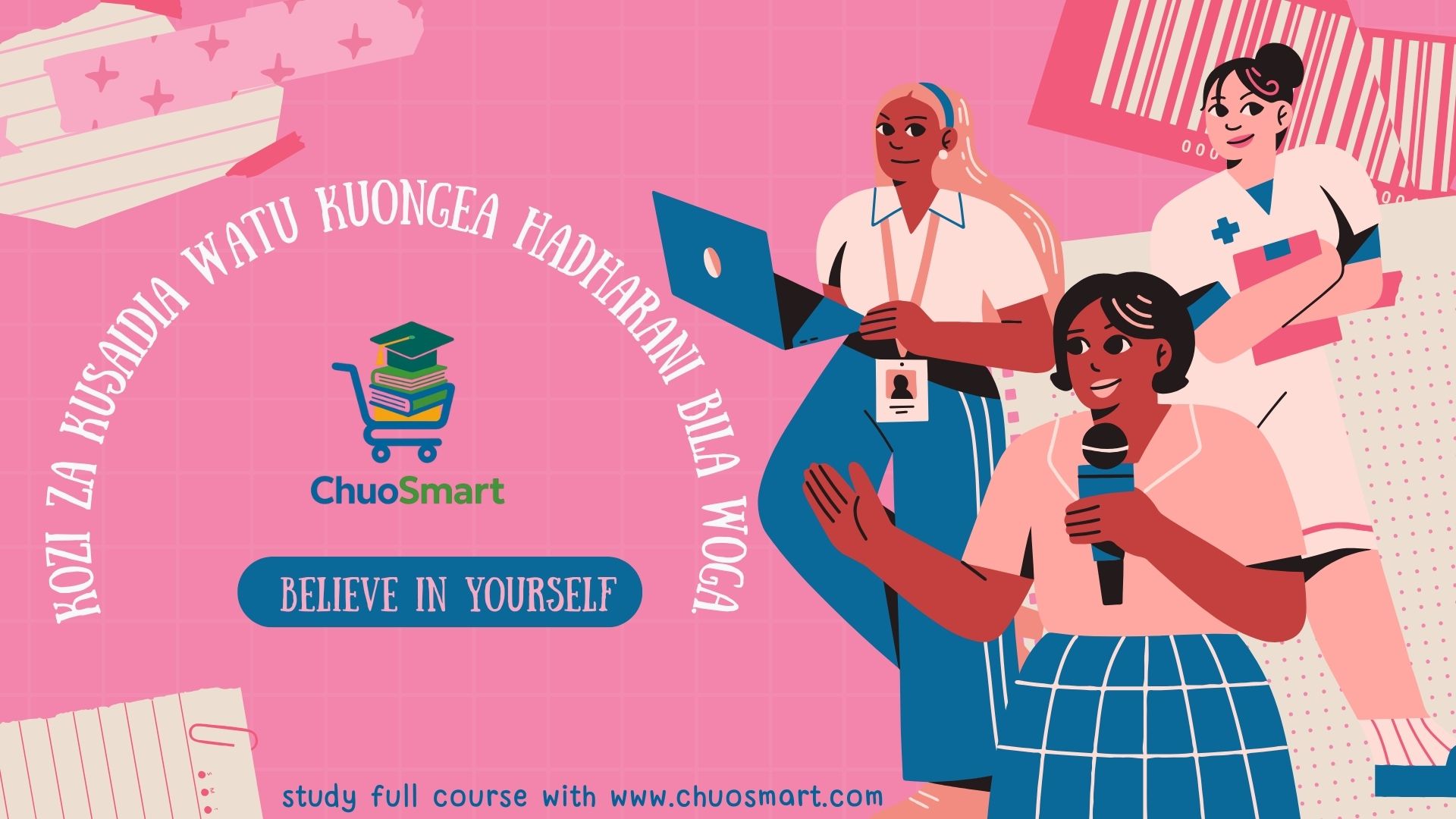 Kozi za kusaidia watu kuongea hadharani bila woga.