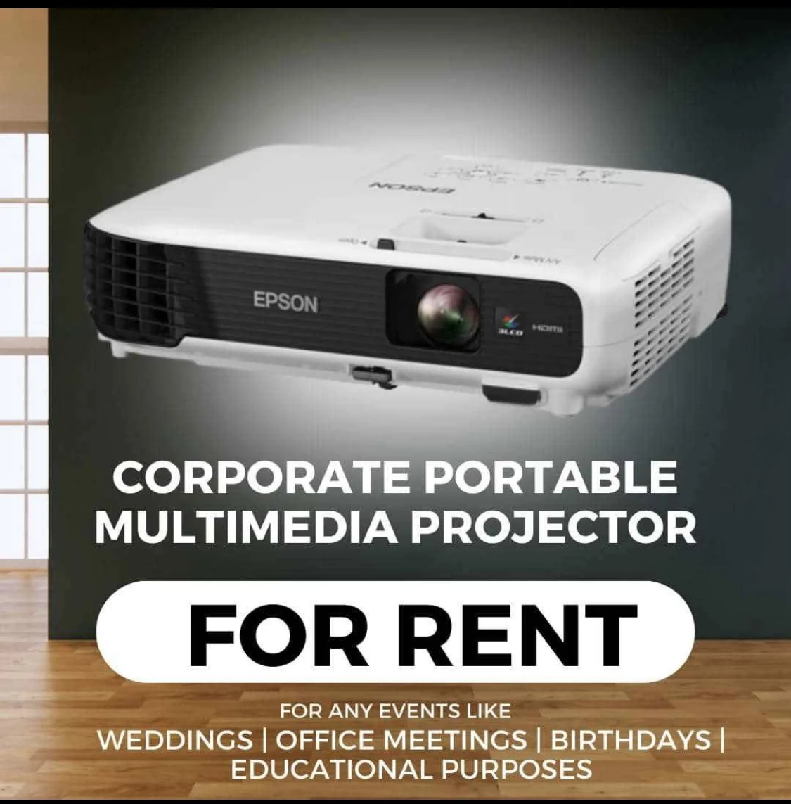 PROJECTOR FOR RENT